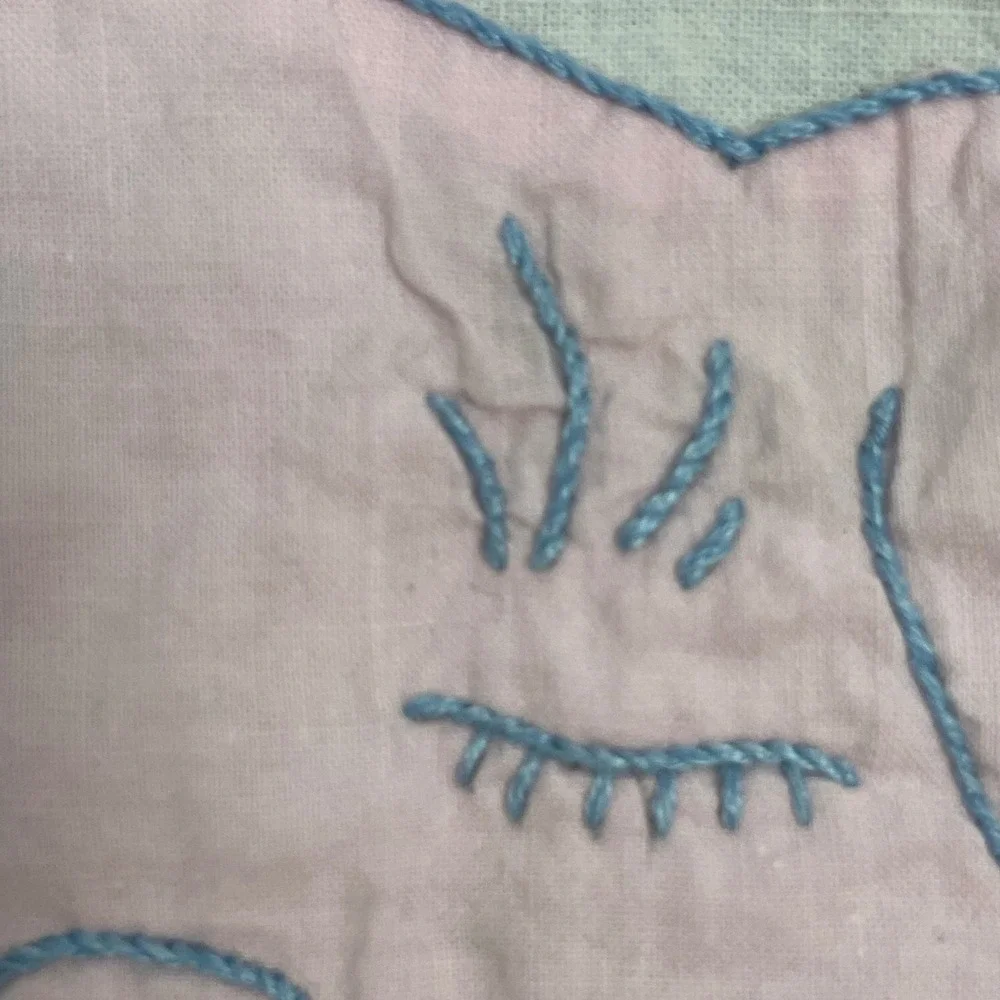 Handmade vintage curtain